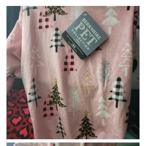 Pink Dog Pajamas with Tree Design